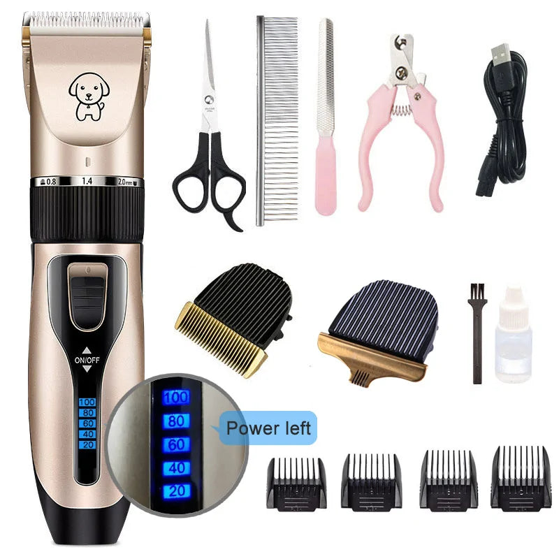 Pet Hair Clipper Grooming Set