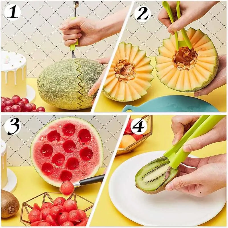 Knife Cutter 4 in 1 Fruit