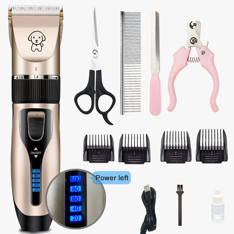 Pet Hair Clipper Grooming Set