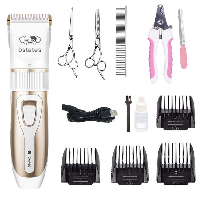 Pet Hair Clipper Grooming Set