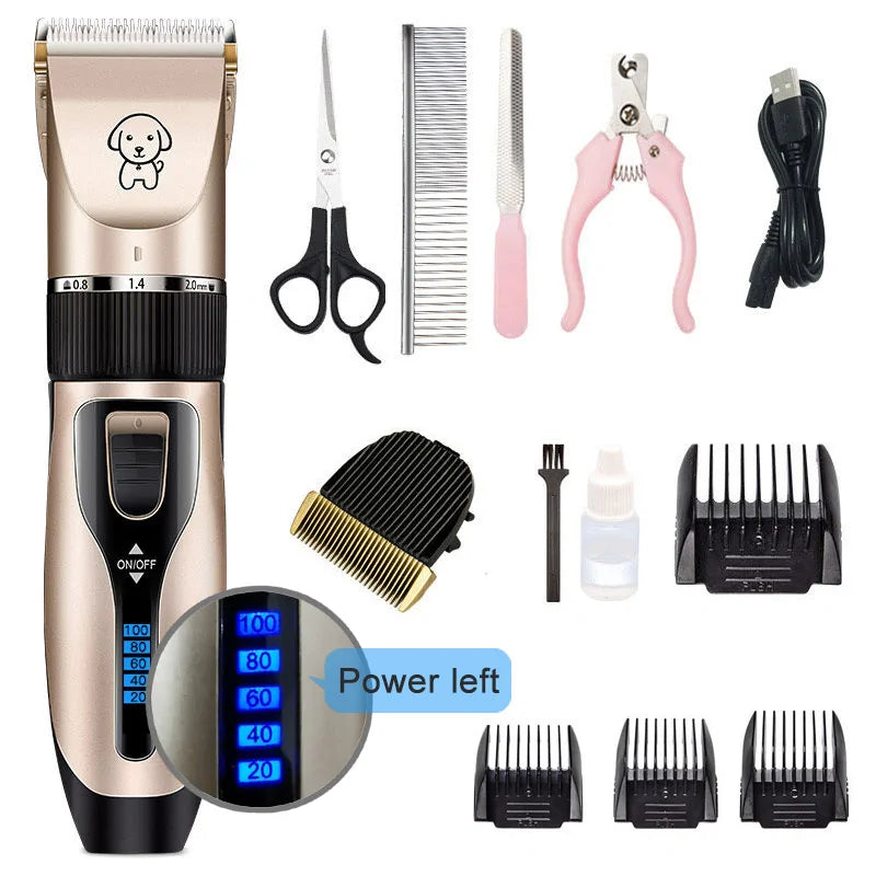 Pet Hair Clipper Grooming Set