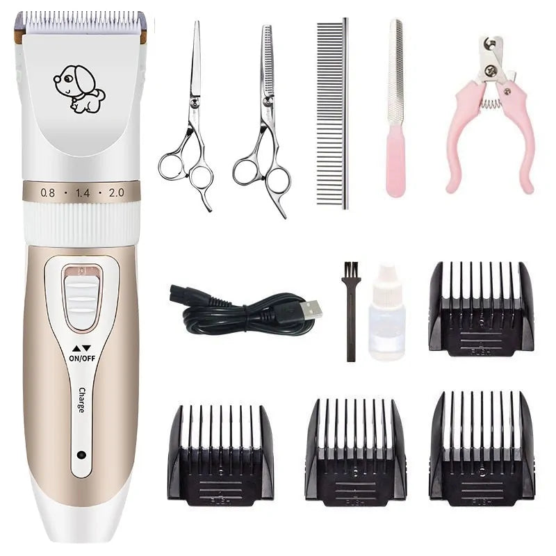 Pet Hair Clipper Grooming Set