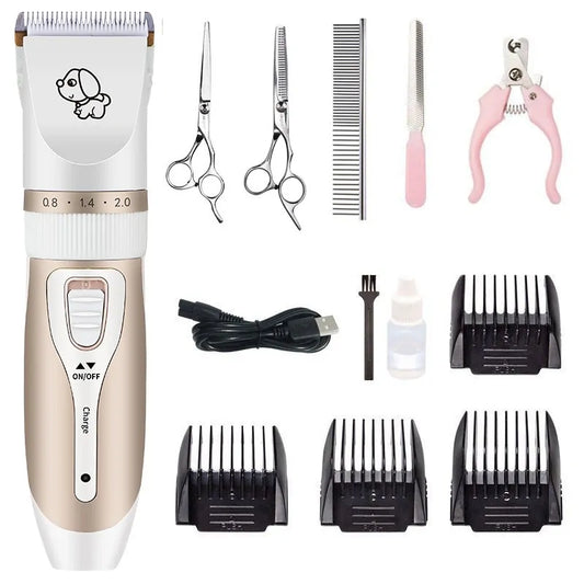 Pet Hair Clipper Grooming Set