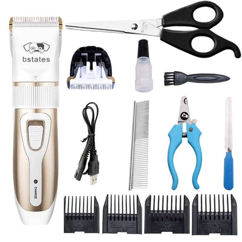 Pet Hair Clipper Grooming Set