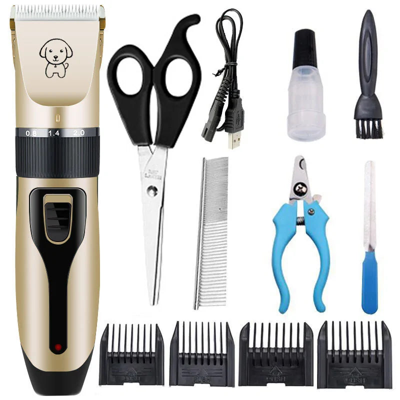 Pet Hair Clipper Grooming Set