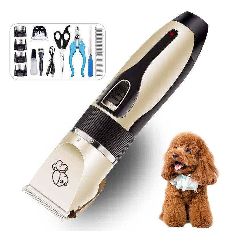 Pet Hair Clipper Grooming Set