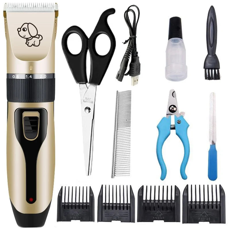 Pet Hair Clipper Grooming Set